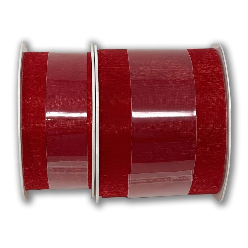 Red Voile Ribbon